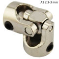 RC Car Boat Model Universal Coupler Joint Coupling Steel Shaft Connector Car Metal Cardan Joint Gimbal Couplings Shaft Motor Connector Universal Joint. 