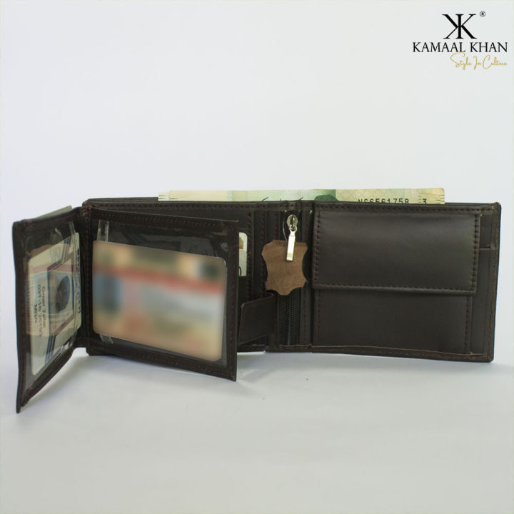 Genuine%20Leather%20Mens%20Zipper%20Coin%20Purse%20Wallet%20Tri%20Fold%20Clasp%20RFID%20Blocking%20Card%20Holder%20Secure%20Cash%20Storage%20Premium%20Accessory%20-%20Image%208