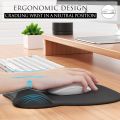 Original Mouse Pad With Cooling Gel & Foam - Thumb Shape Mousepad With Wrist Rest - Washable Mouse Mat & Non Slip. 