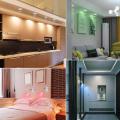 Elfeland LED Spot Lights for Ceiling, Wireless Ceiling Light Batteries Powered Under Cupboard Kitchen Lights Dimmable Wardrobe Light Rotatable Cabinet Lights with Remote Control Ideal for Indoor 2 Pack. 