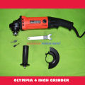 OLYMPIA ANGLE GRINDER , 4 INCH, 630 WATT, COPPER WINDING. 