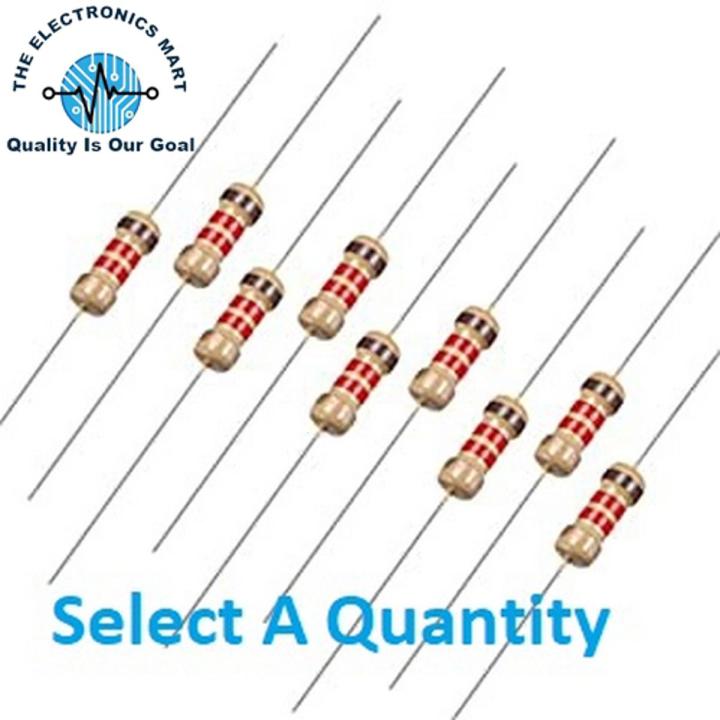 50,100,200,500,1000,PCS 1.5K Ohm 1/4 Watt 5% Carbon Film Resistor Through Hole In Pakistan