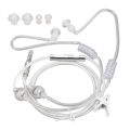 Air Tube Earbuds, Noise Reduction 3.5mm Air Tube Headset for Laptop. 