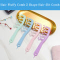1Pc Hair Fluffy Comb Z Shape Hair Slit Comb Curly Bangs Styling Comb Hairdress Salon Styling Comb CF8. 