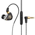 SPRISE New X6 Deep Bass Dynamic In-Ear Earphones With Mic Stereo Wired Ear Monitor Earpiece Headset 3.5mm Headset. 