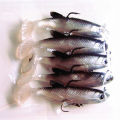 Yfashion 14g/8cm -ail  Soft  Bait Black White  Fish Lure Artificial Fish Wobblers Fishing ackle. 