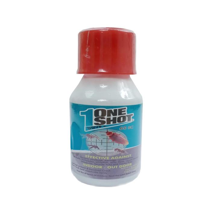 1 Shot Insect One Shot Cockroach Killer - Insect & Flies Killer 250 ML Bottle - DDVP ...