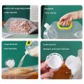(Pack of 2) Sealed Storage Bag Rice Packaging Bag Grains Moisture-Proof Insect-Proof Transparent Thickened Portable Food-Grade Bag (2.5 liter). 