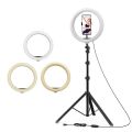 26CM Selfie LED Ring Light with 7ft Tripod Stand Mobile Phone Holder 26 CM ringlight 7 feet tripod stand 3 Modes RingLight 7 Feet Tripod Stand Light Vlogging Light Mobile Phone Photography Light. 