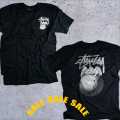 Basic Black Graphic T-Shirt – Front & Back Print Casual Streetwear for Women & Men. 
