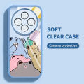 VRQR Camera Protection Phone Case For Xiaomi Redmi 14C Back Cover Cute animation Patterns Phone Cover. 