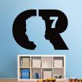 Cristiano Ronaldo Soccer Player 80X57CM Wall Sticker. 