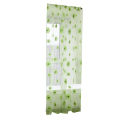 1Pc Sunflower Print Breathable Translucent Tulle Curtain Home Balcony Decor. 