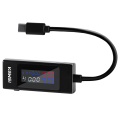 KWS-065C Type-C USB-C 4-30V Voltage Meter Timing Ammeter Digital Monitor Voltage Tester Current. 