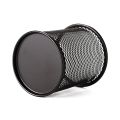 1 Pc - Metal Mesh Pencil and Pen Holder, Wired Metal Mesh Pen Basket Desk Organizer for Office Stationery or Accessory - Black Color. 