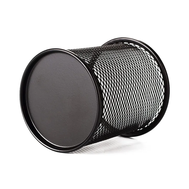 1%20Pc%20-%20Metal%20Mesh%20Pencil%20and%20Pen%20Holder,%20Wired%20Metal%20Mesh%20Pen%20Basket%20Desk%20Organizer%20for%20Office%20Stationery%20or%20Accessory%20-%20Black%20Color%20-%20Image%205
