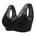Rajpoot Garments Presents The New Bra Collection Which Is Soft cotton cups before the zipper in the elderly underwear breathable women without steel ring tank top lace large size bra. 
