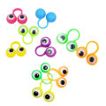 10Pcs Funny Big Eye Finger Rings Puppets Cartoon Eyeballs Children Kids Toys. 