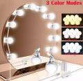 LED Bulb Mirror Lights Vanity Mirror Lamp Kit Lens Headlight Bulbs Kit (10 Bulbs) for Makeup Dressing Table Lighting Strip Hollywood Style| One More Order. 