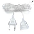 LED String Lights With Switch Transparent European Regulations Light String Extension Cord 220V Cable Extension Cord. 