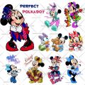 Minnie Mickey Mouse Patches for Clothes T Shirts Fashion Disney Iron-on Transfers for Clothing Heat Transfer Stickers Appliqued. 