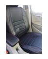 Honda City Seat Covers Straight Lines Black with Red Stitching - Model 2015-2017. 