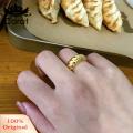 Carat Women Ring Open Women Jewelry French Croissant Ring. 