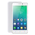TPU Phone Case For Lenovo Vibe P1M(Transparent White). 