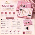🌸 A58 Plus 7-in-1 Smartwatch Premium Gift Set. 
