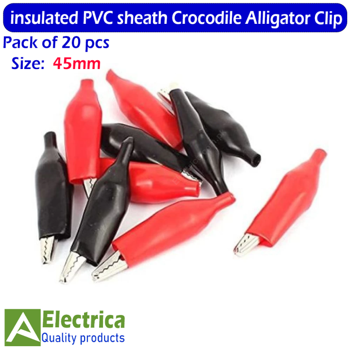 4mm%20Red%20and%20Black%20Banana%20Socket%20Plug%20Adapter%20and%2028/45mm%20Crocodile%20Clip%20&%20Multimeter%20Test%20Leads%20by%20Electrica%20-%20Image%206