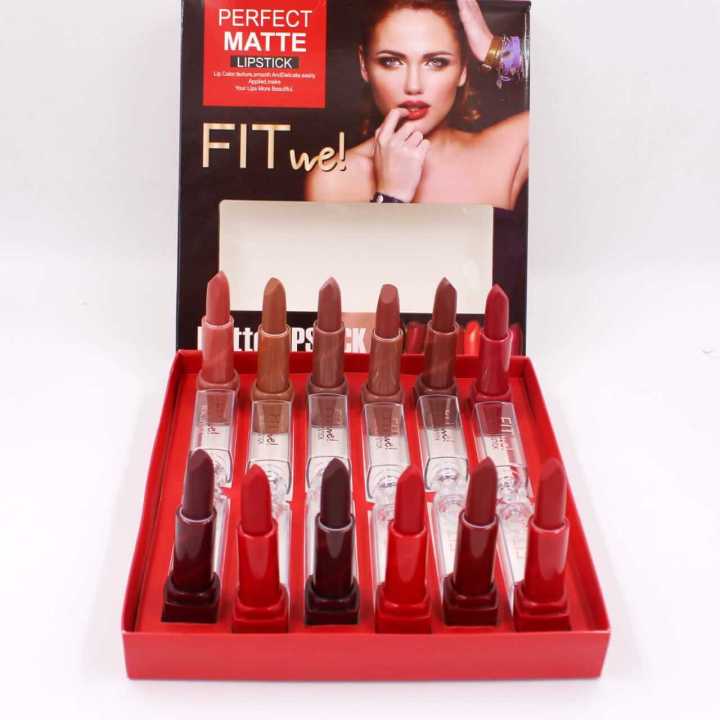 F.i.t Me 12pcs Perfect Matte L.ipstick