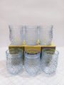 Ghani water Glass Set Good Quality glass made in Design 1 pack 6 pieces 300 ml. 