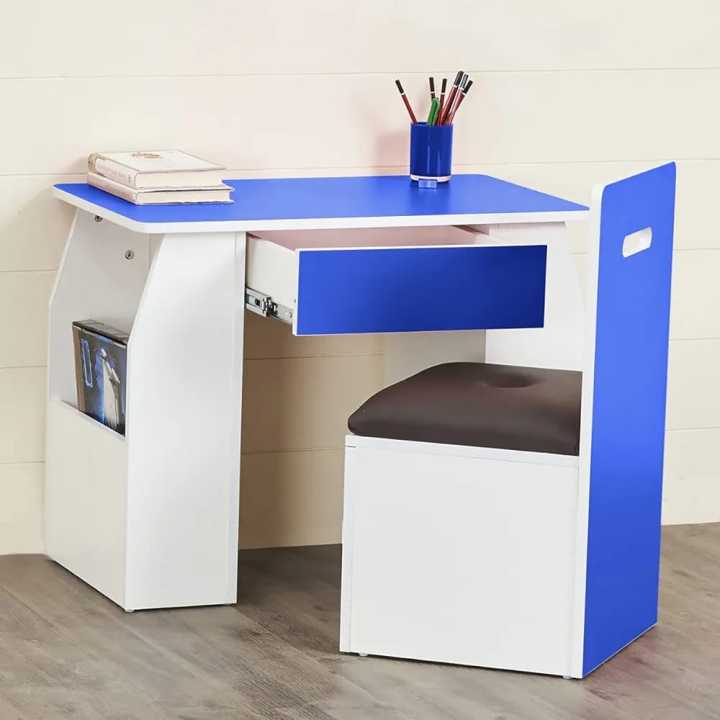High Gloss Study Computer Desk Home Kids Computer Table Study Table Workstation Wooden Suitable for 6-16 age .(Customized)