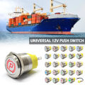 motor tool 22mm Metal Push Button Switch Dashboard Custom Symbol For Universal Motors Yacht. 