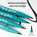 Amazon Makeup QIC Green Box Eyeliner Waterproof Non-Smudging Quick Drying Hard Tip Liquid Eyeliner Pen European and American Cosmetics. 