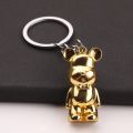 【HOT】 New Creative Zinc Alloy Violent Bear Keychains Exquisite Cute Car Key Ornaments Bag Pendant Cartoon Key Chains Jewelry Gift. 