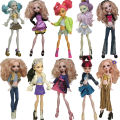 NK Mix Doll Clothes for Monster High Doll Accessories Hot Party Skirt Coat Fashion Dress for Ever After High Doll House Toy JJ. 