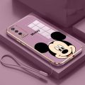 Casing For VIVO V2043 V2032 V2026 V2029 V2027 V2052 V2038 V2042 V2054 V2037 V2048 1935 1938 1901 1902 1904 1906 Stylish Mickey Mouse Rubber Phone Cover Glossy Electric Plating Case Shockproof Casing. 