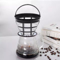 Reusable Coffee Filter Basket Cup Style Coffee Machine Strainer Mesh. 