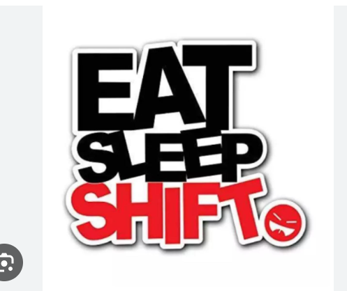 Eat Sleep Shift Sticker for Car Universal