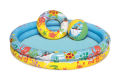 Bestway Play Swimming Pool 4 Feet with Swim Ring and Ball For 3-6 Years Kids. 