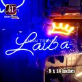 Customized Neon Signs High Quality Neon Lights with Your Name 8 X 18 INCHES WITH 1.5A ADAPTER. 