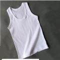 pack of 3-white cotton sando vest / buniyan for new born baby. 