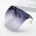 UniColorful Eye Shield Visor Large Mirror cycling Sun Glasses Half Face Shield Guard Protector Face Mask Anti-spray Mask. 