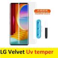 LG Velvet 5G UV Tempered Glass Screen Protector Nano Liquid. 