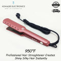 Hair Straightener Professional series with Temperature Control Setting. 