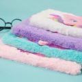 CUTE DIARY, PLUSH FURRY NOTEBOOK DIARY, UNICORN DIARY. 