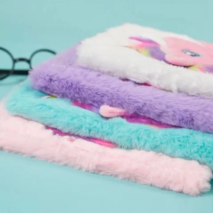 CUTE%20DIARY,%20PLUSH%20FURRY%20NOTEBOOK%20DIARY,%20UNICORN%20DIARY%20-%20Image%205