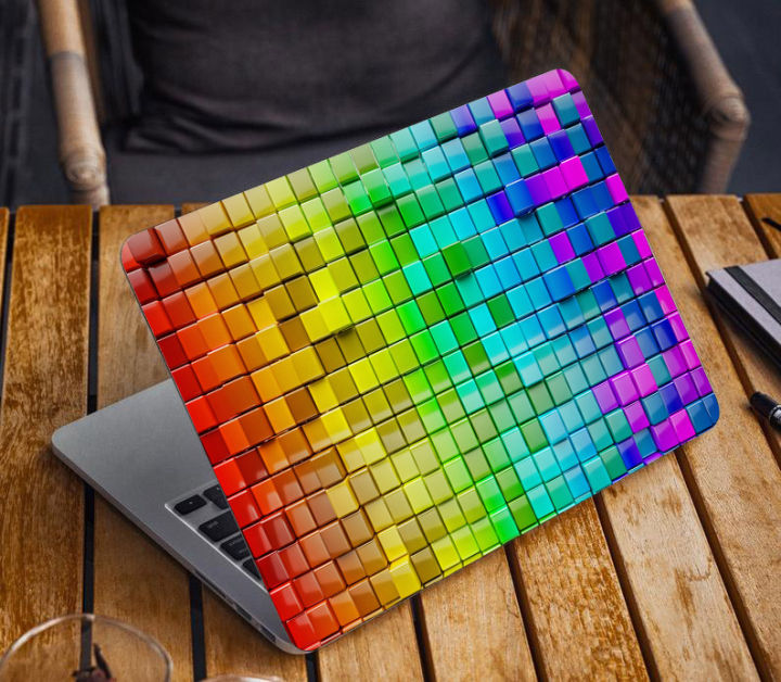 Colorful%203d%20Cubes%20Laptop%20Back%20Skin%20Vinyl%20Stickers%20Decal%20for%2013%2014%2015%2015.6%20inches%20Laptop%20-%20Image%204