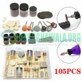 Professional 105pcs Grinding Tools Bits Set Electric Polishing for DIY Polishing Engraving Cutting Rotary Power Tool Set Drill Machine Accessories Rotary Tool Kit. 